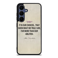 Albus Dumbledore Quote Samsung Galaxy S25 FE Case