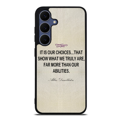 Albus Dumbledore Quote Samsung Galaxy S25 FE Case