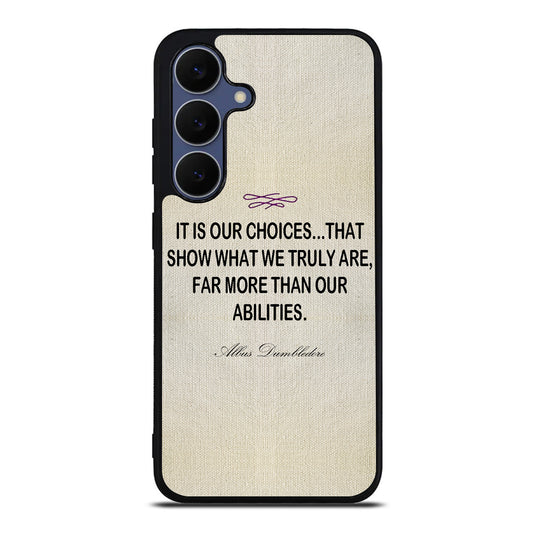 Albus Dumbledore Quote Samsung Galaxy S25 FE Case