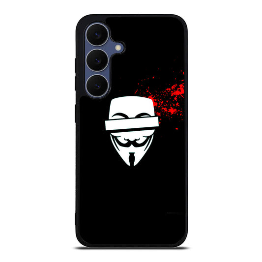 Anonymous Blood Splashes Samsung Galaxy S25 FE Case