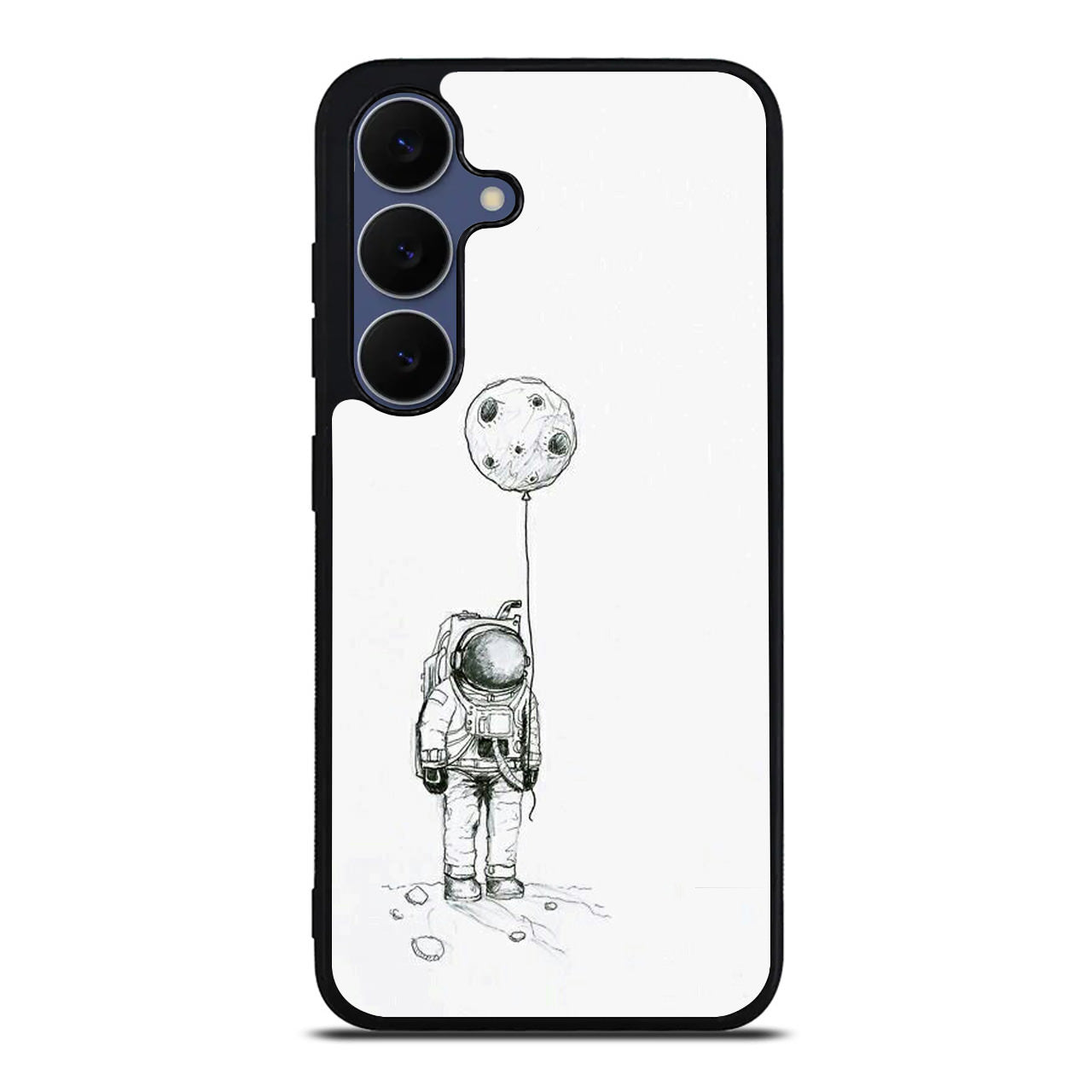 Astronaut Moon Balloon Samsung Galaxy S25 FE Case