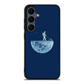 Astronaut Mowing The Moon Samsung Galaxy S25 FE Case