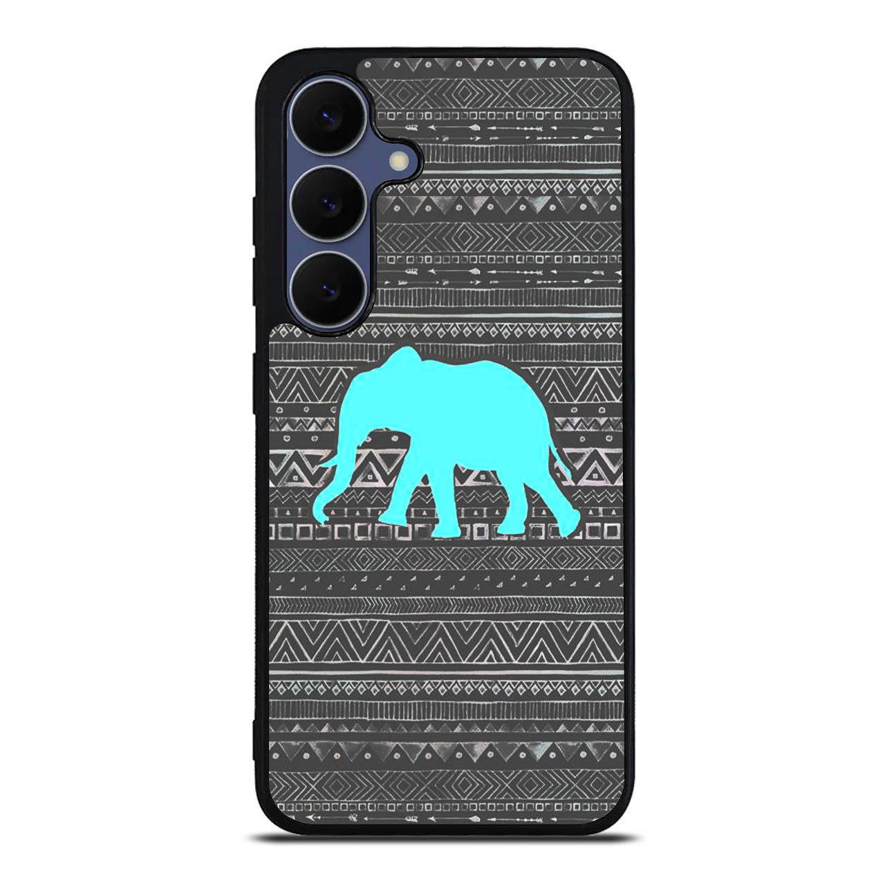 Aztec Elephant Turquoise Samsung Galaxy S25 FE Case