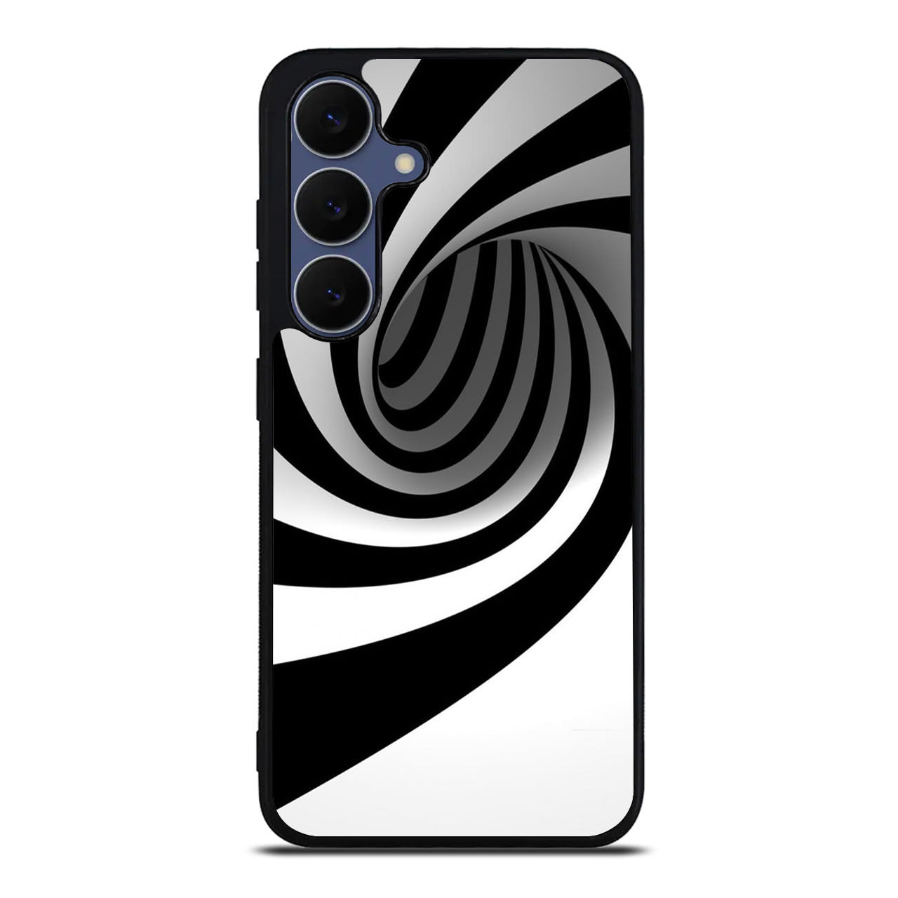 Black and White Twist Samsung Galaxy S25 FE Case
