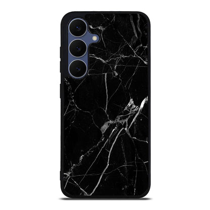 Black Marble Samsung Galaxy S25 FE Case