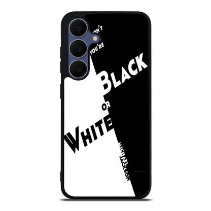 Black Or White Michael Jackson Samsung Galaxy S25 FE Case