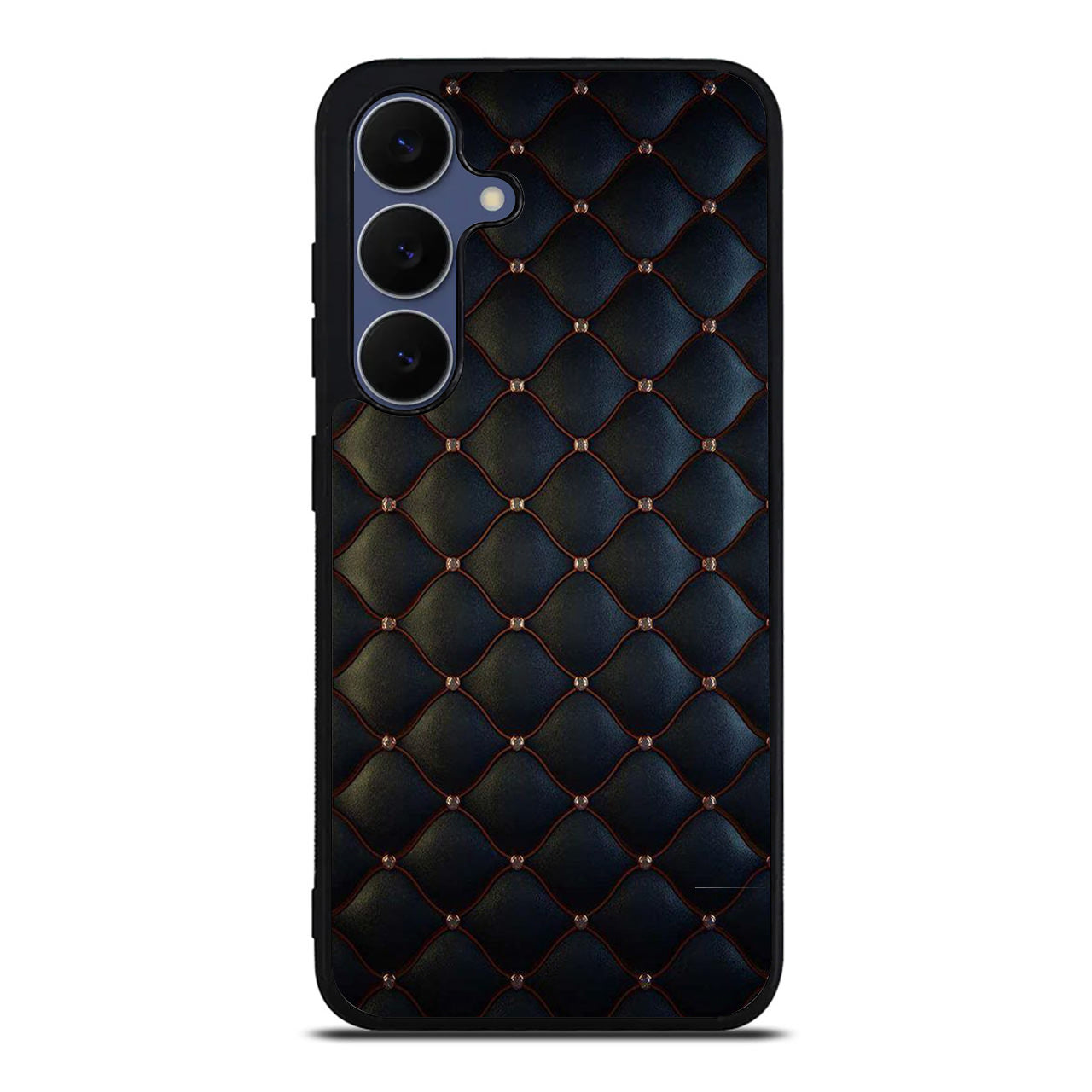 Black Royal Pattern Samsung Galaxy S25 FE Case
