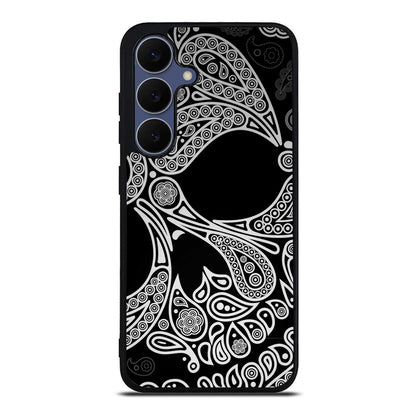 Black Skull Samsung Galaxy S25 FE Case