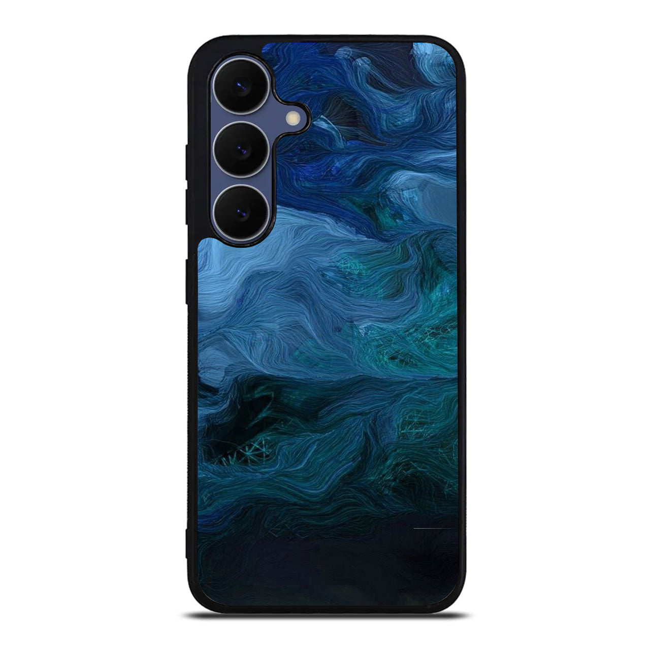 Blue Abstract Art Samsung Galaxy S25 FE Case