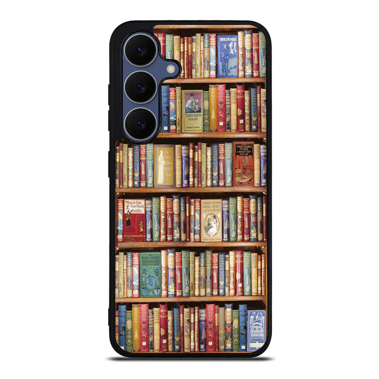 Bookshelf Library Samsung Galaxy S25 FE Case