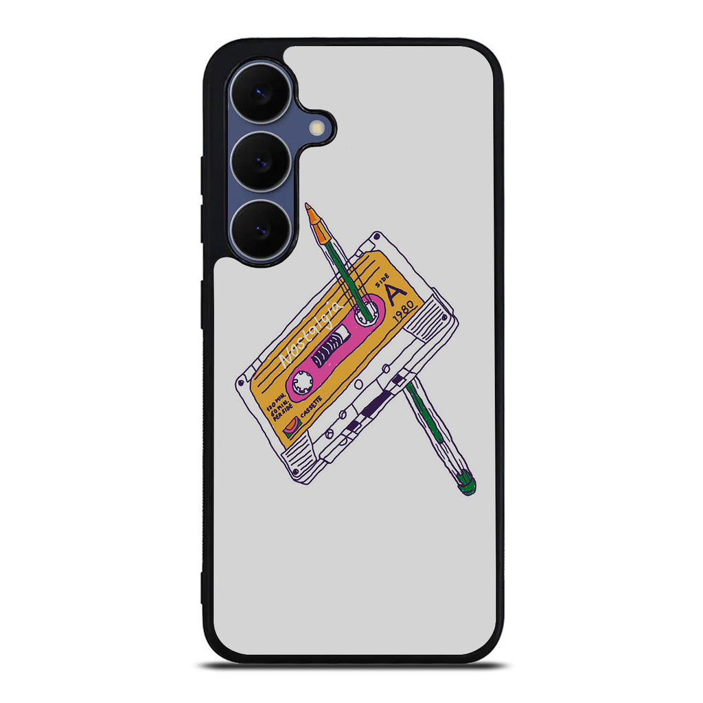 Cassete Tape Old Samsung Galaxy S25 FE Case