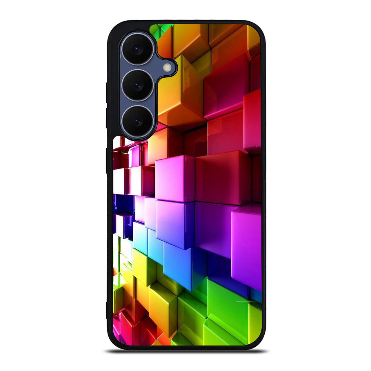 Colorful Cubes Samsung Galaxy S25 FE Case
