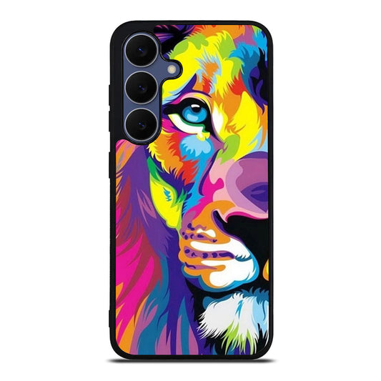 Colorful Lion Samsung Galaxy S25 FE Case