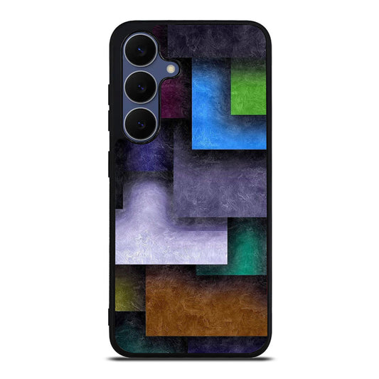 Colorful Rectangel Art Samsung Galaxy S25 FE Case