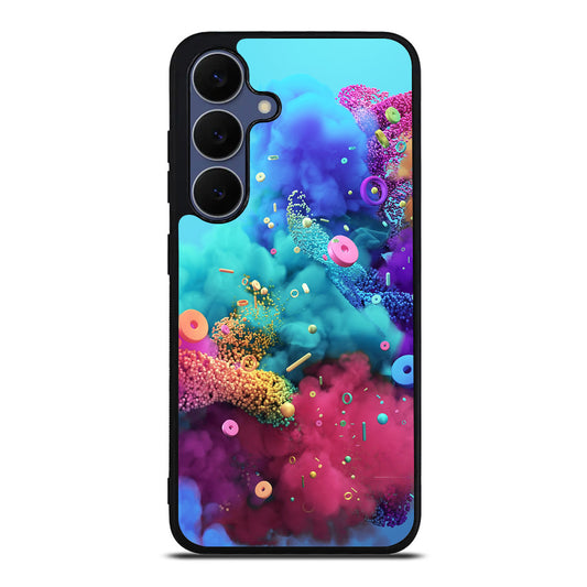 Colorful Smoke Boom Samsung Galaxy S25 FE Case