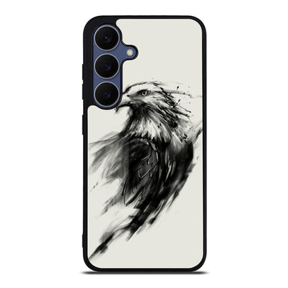 Eagle Art Black Ink Samsung Galaxy S25 FE Case