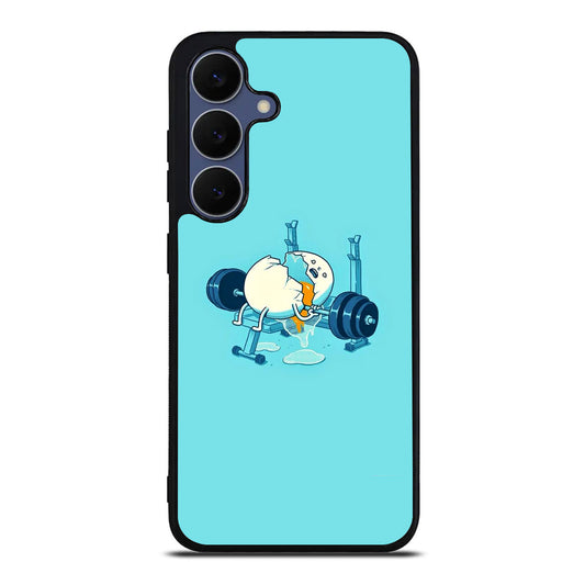 Egg Accident Workout Samsung Galaxy S25 FE Case