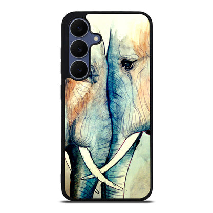 Elephants Sadness Samsung Galaxy S25 FE Case