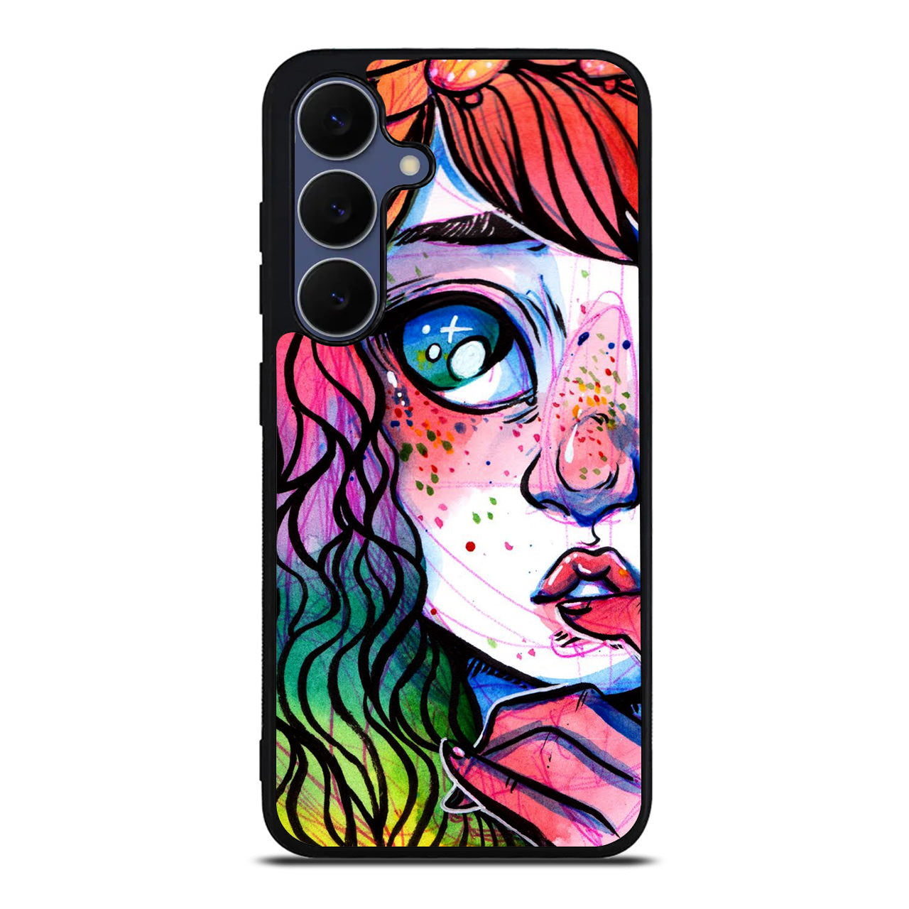 Eyes And Braids Samsung Galaxy S25 FE Case