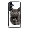 Finger British Shorthair Cat Samsung Galaxy S25 FE Case