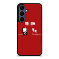 Funny Music Headphones Player Buds Samsung Galaxy S25 FE Case