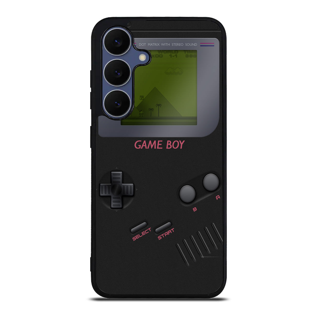 Game Boy Black Model Samsung Galaxy S25 FE Case