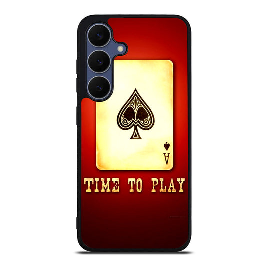 Game Card Time To Play Samsung Galaxy S25 FE Case