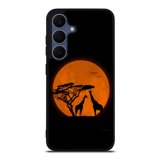 Giraffes Silhouette Samsung Galaxy S25 FE Case