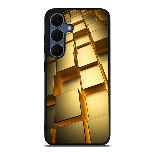 Golden Cubes Samsung Galaxy S25 FE Case