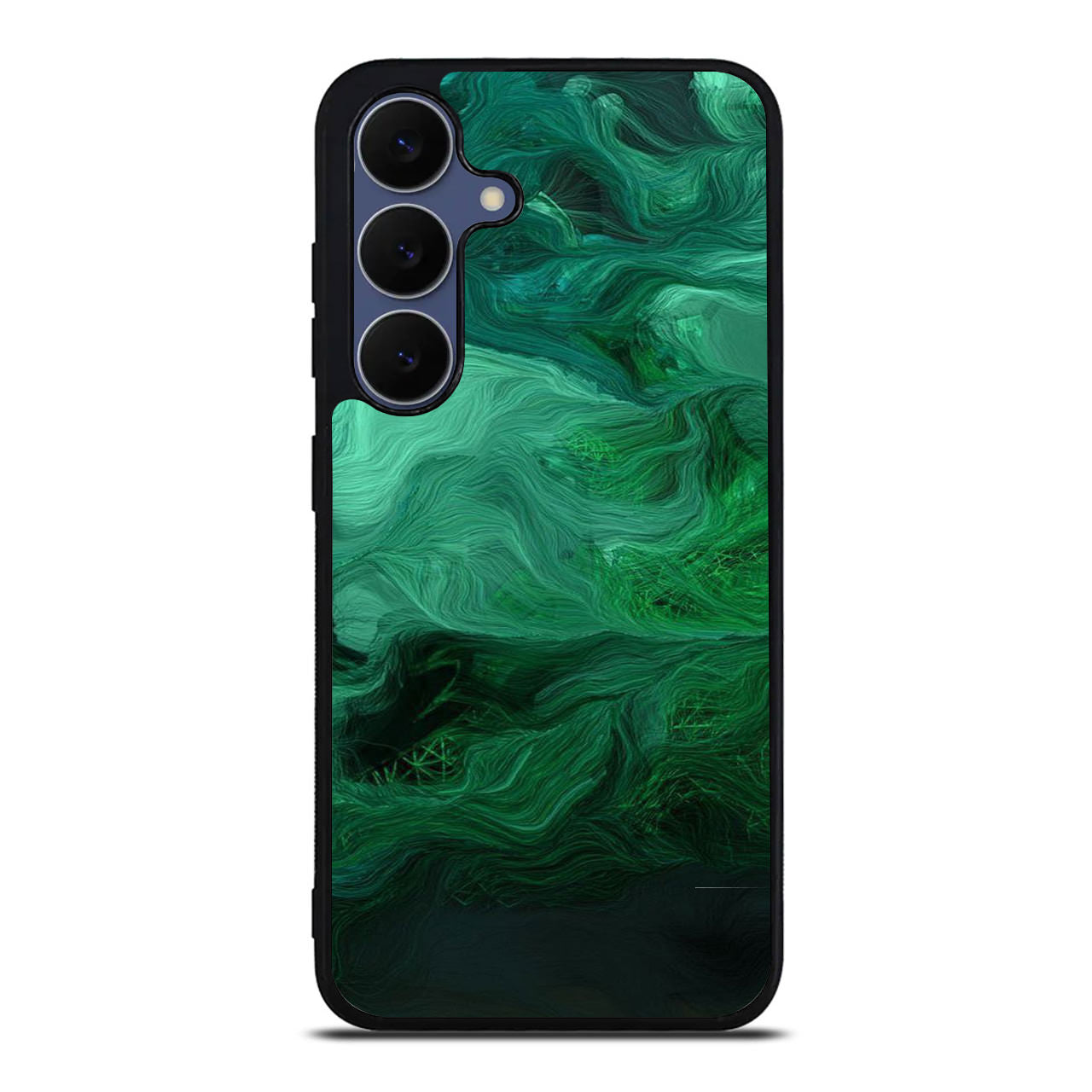 Green Abstract Art Samsung Galaxy S25 FE Case