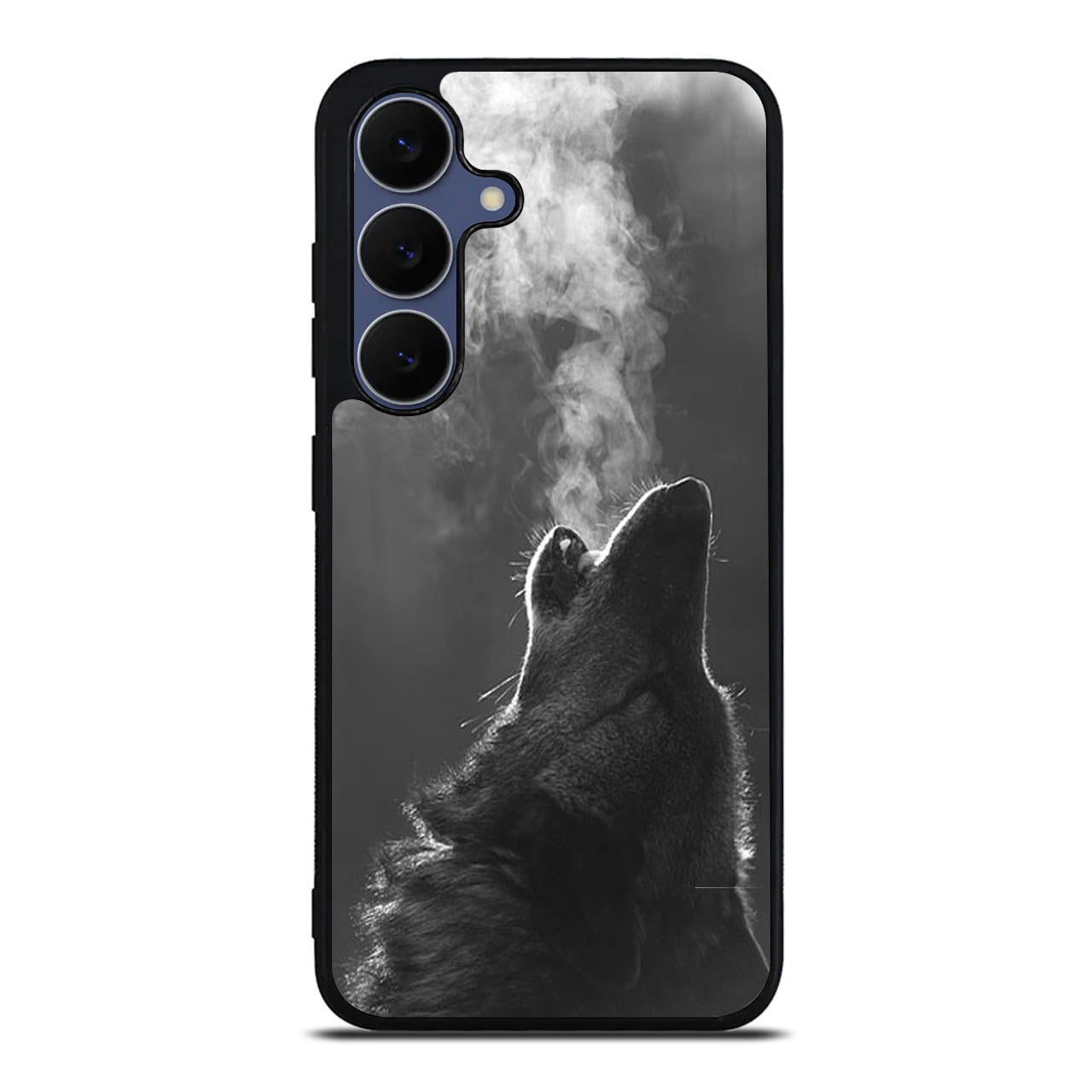 Howling Wolves Black and White Samsung Galaxy S25 FE Case
