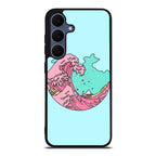 Japanese Pastel Wave Samsung Galaxy S25 FE Case