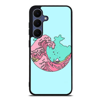 Japanese Pastel Wave Samsung Galaxy S25 FE Case