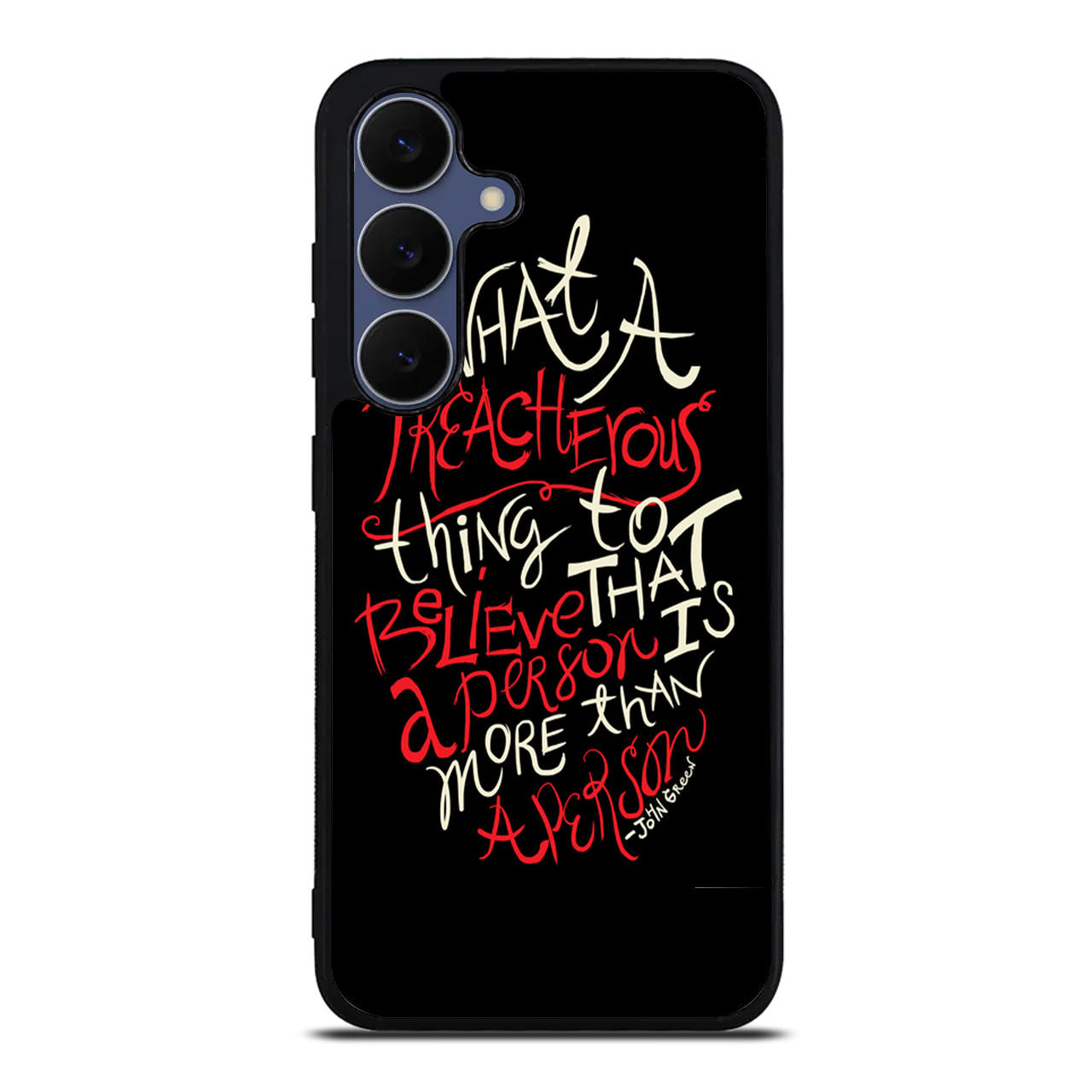 John Green Quotes More Than A Person Samsung Galaxy S25 FE Case