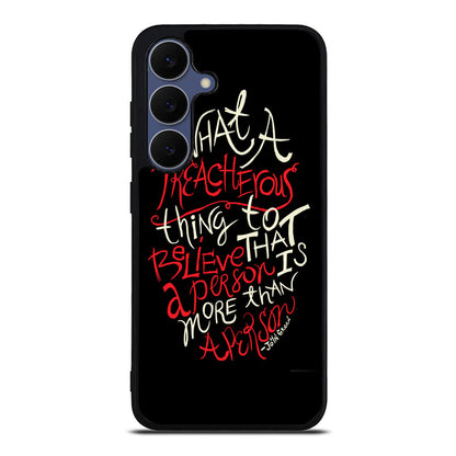 John Green Quotes More Than A Person Samsung Galaxy S25 FE Case