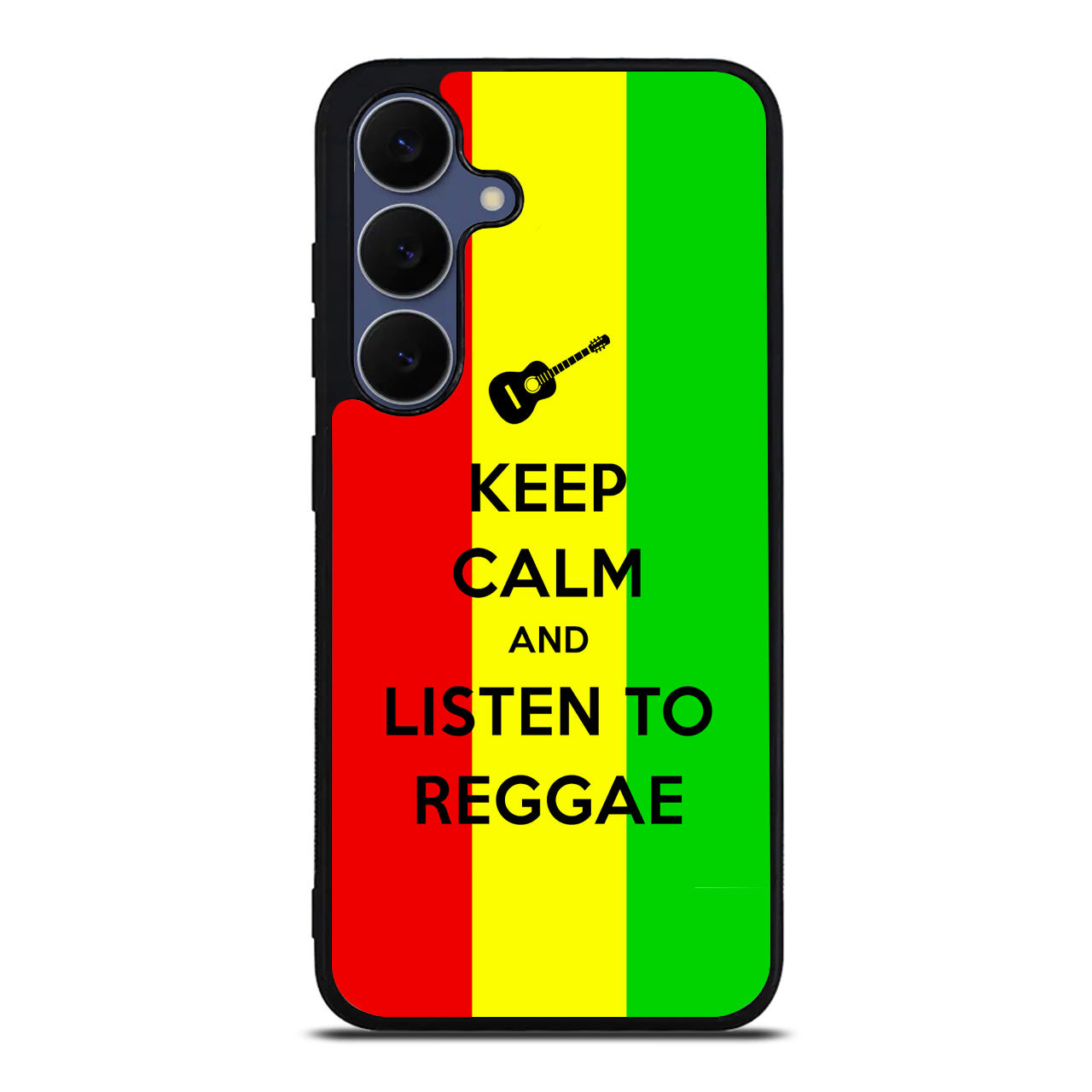 Keep Calm and Listen to Reggae Samsung Galaxy S25 FE Case