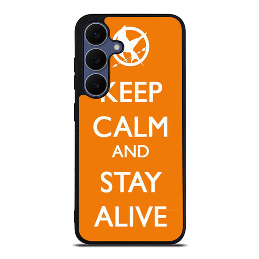 Keep Calm and Stay Alive Samsung Galaxy S25 FE Case