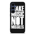 Make Music Not Missiles Samsung Galaxy S25 FE Case