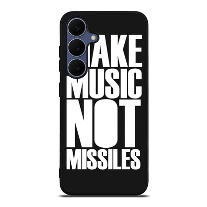 Make Music Not Missiles Samsung Galaxy S25 FE Case