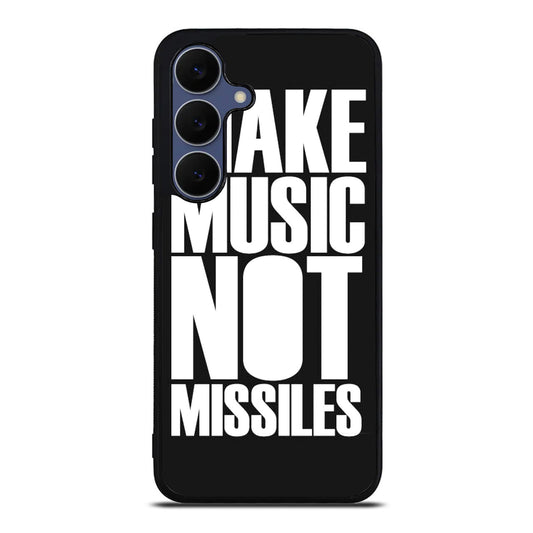 Make Music Not Missiles Samsung Galaxy S25 FE Case