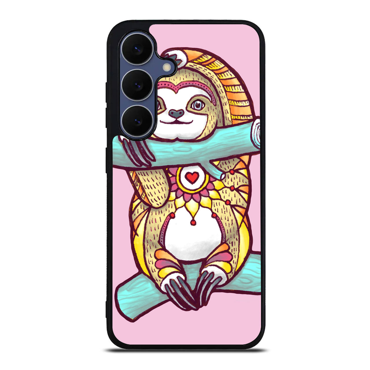 Mandala Sloth Samsung Galaxy S25 FE Case