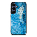 Navy Blue Marble Samsung Galaxy S25 FE Case