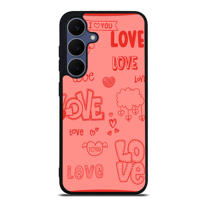 Pink Lover Samsung Galaxy S25 FE Case