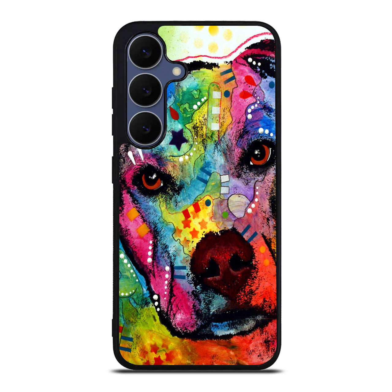 Pitbull Love Painting Samsung Galaxy S25 FE Case