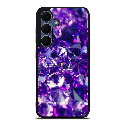 Purple Crystal Samsung Galaxy S25 FE Case