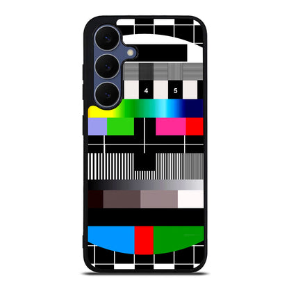 Scheme Pause TV Colorful Mesh Samsung Galaxy S25 FE Case
