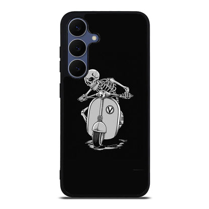 Skeleton Rides Scooter Samsung Galaxy S25 FE Case