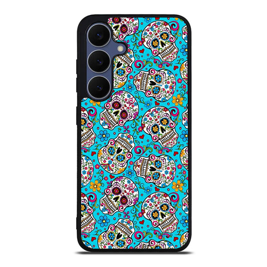 Skull Floral Sugar Samsung Galaxy S25 FE Case