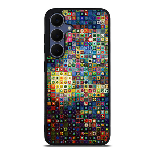 Starry Night Tiles Samsung Galaxy S25 FE Case