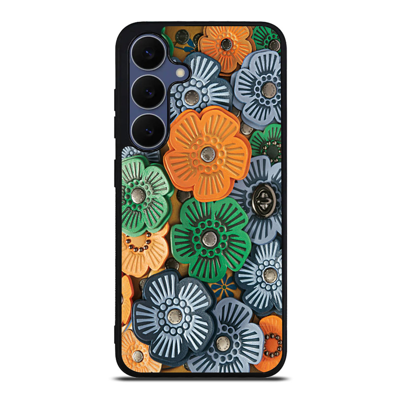 Tea Rose Applique Samsung Galaxy S25 FE Case